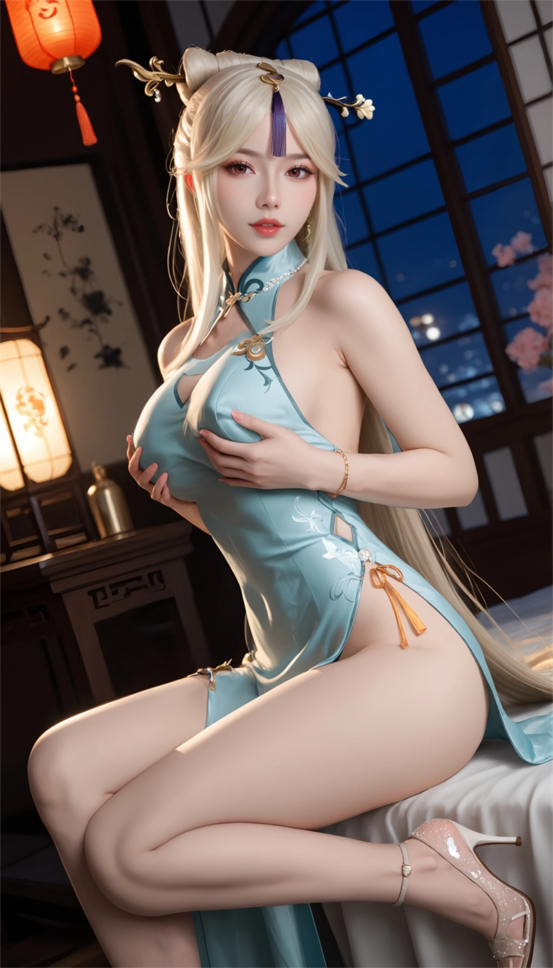 图片[3]-[第105期] [原神] [凝光性感写真 ]  [128P]-晚漫-共享AI国漫精致绘画AI高清视频