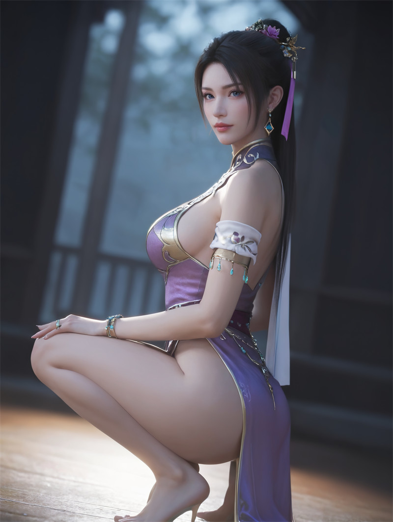 图片[2]-[第637期] [真三国无双] [貂蝉 · 系列] 涩涩 [262P]-晚漫-共享AI国漫精致绘画AI高清视频