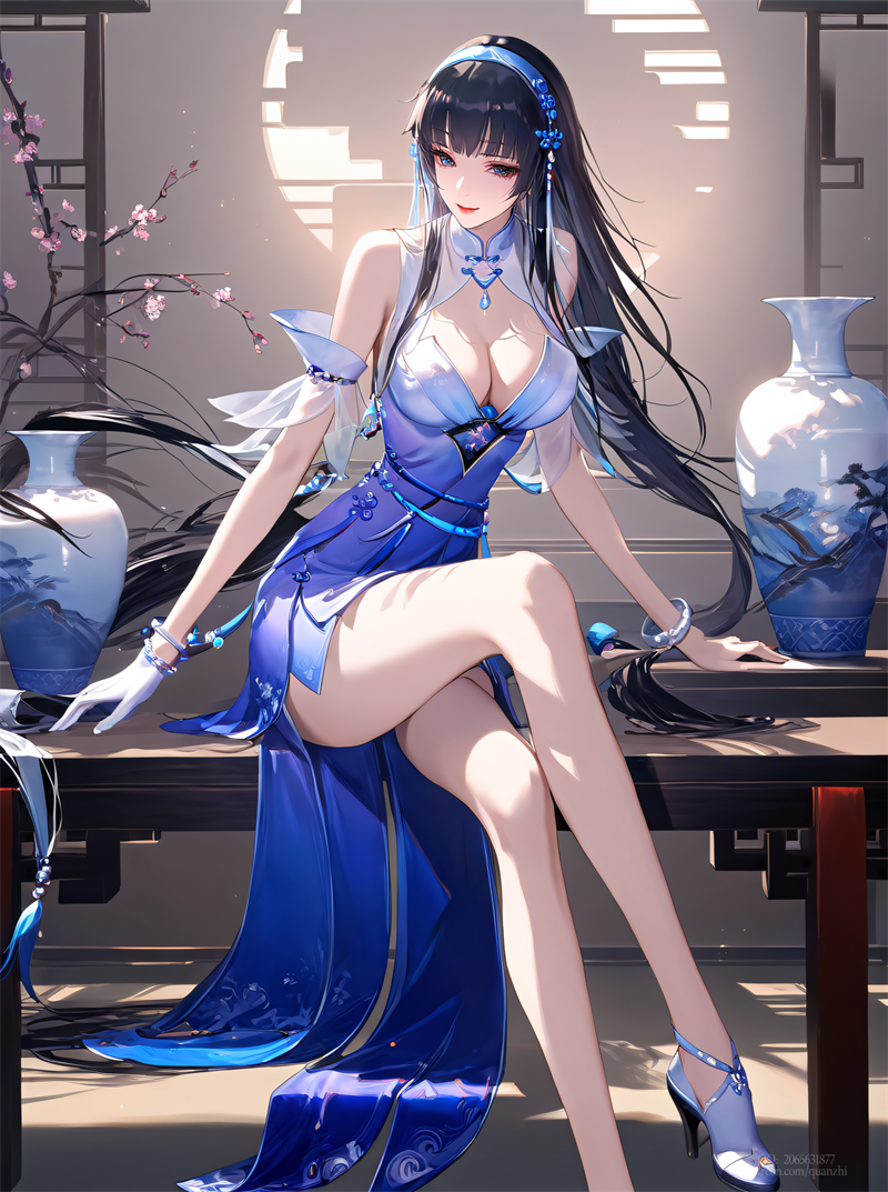 图片[1]-[第482期] [王者荣耀] [西施 · 系列一] 涩涩 [60P]-晚漫-共享AI国漫精致绘画AI高清视频