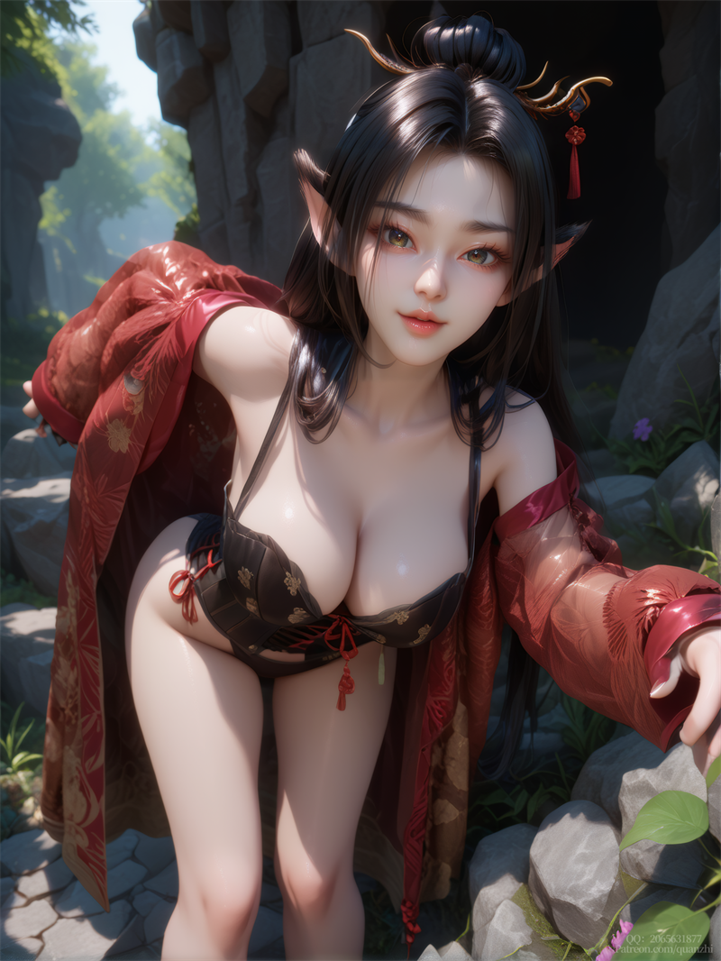 图片[1]-[第249期] [中国惊奇先生] [小狐狸 · 系列一] 涩涩 [50P]-晚漫-共享AI国漫精致绘画AI高清视频