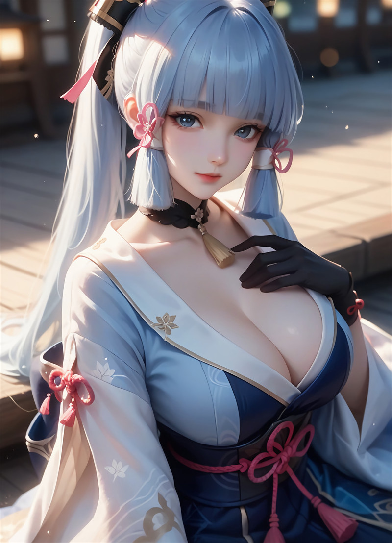 图片[2]-[第143期] [原神] [神里绫华 · 系列一] 涩涩 [108P]-晚漫-共享AI国漫精致绘画AI高清视频