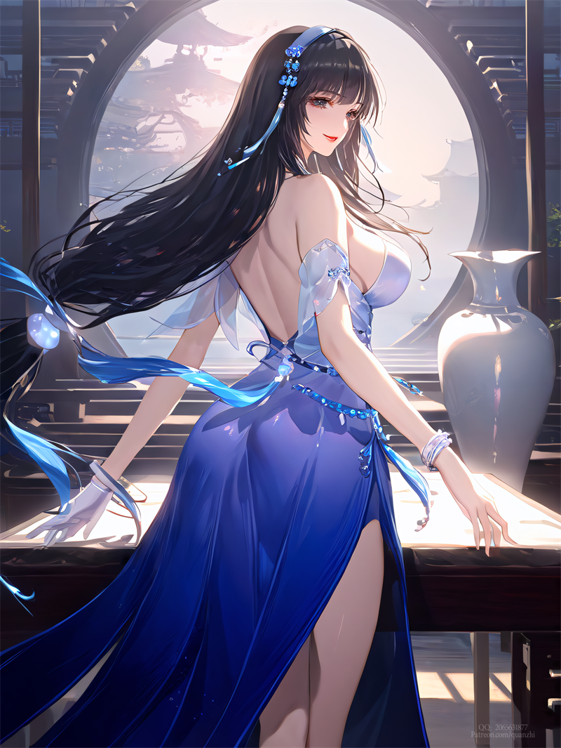 图片[2]-[第482期] [王者荣耀] [西施 · 系列一] 涩涩 [60P]-晚漫-共享AI国漫精致绘画AI高清视频