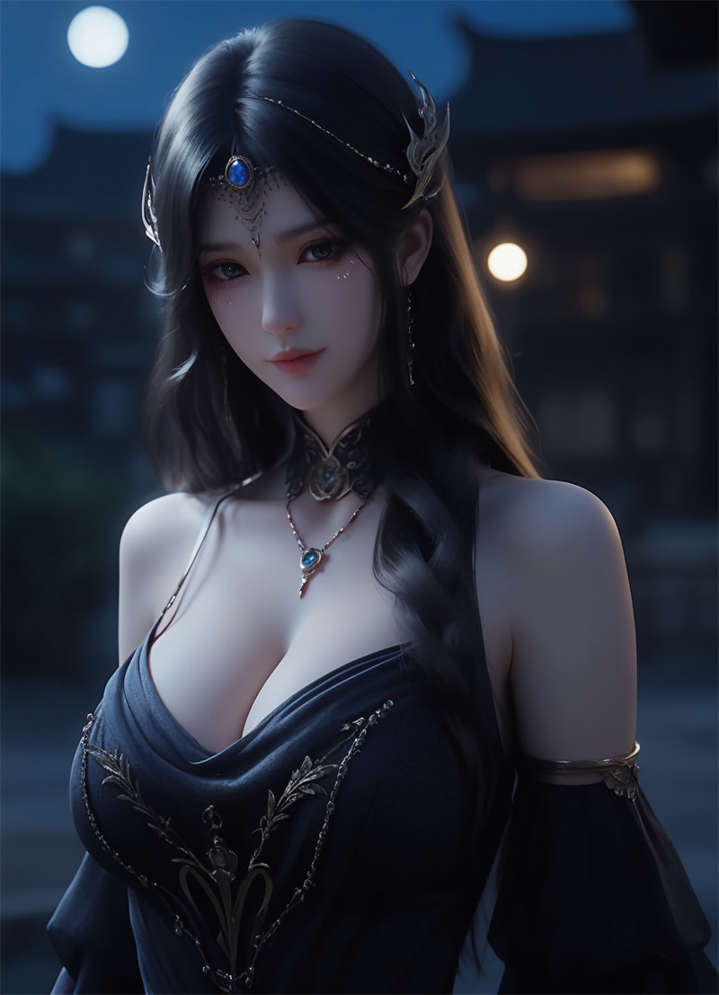 图片[3]-[第1102期] [斩神] [倪克斯 · 系列] 夜空下的风景 [103P]-晚漫-共享AI国漫精致绘画AI高清视频