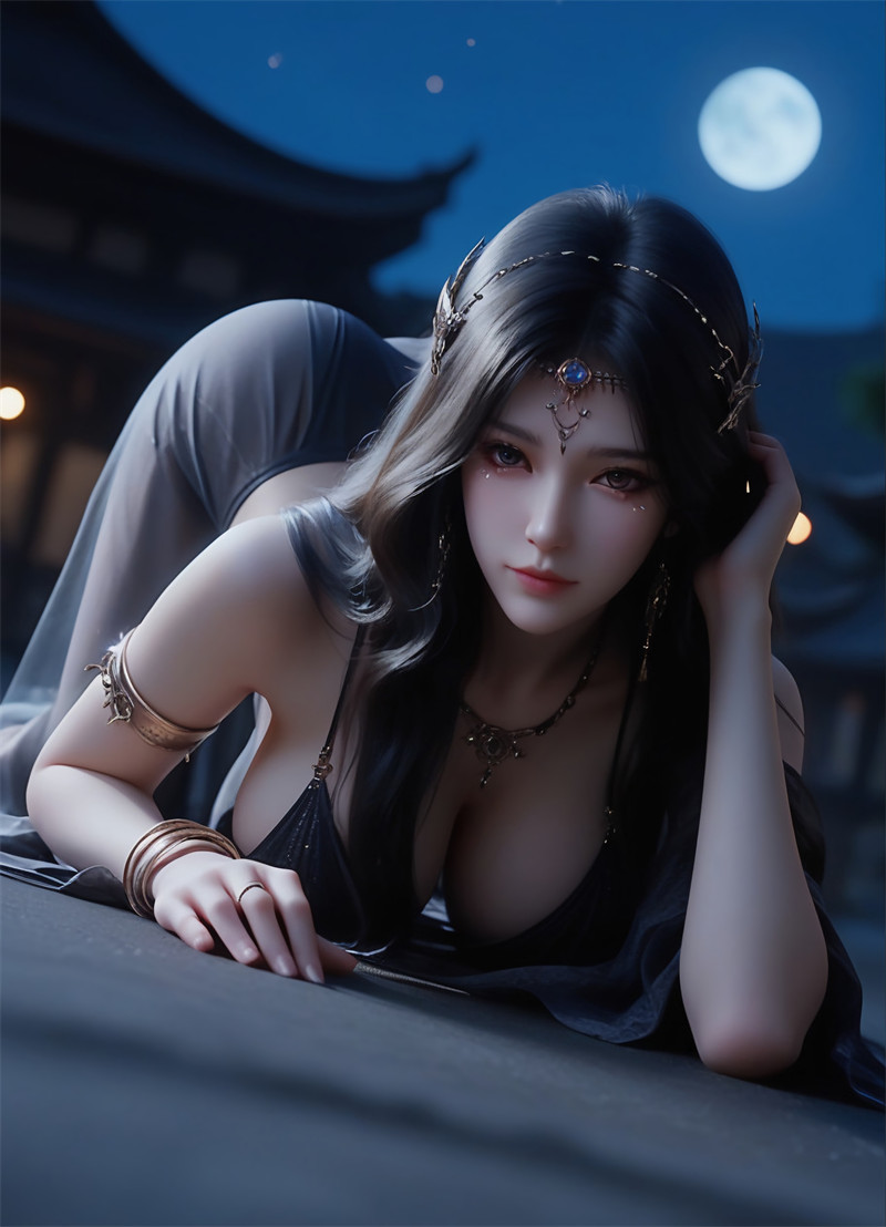 图片[2]-[第1102期] [斩神] [倪克斯 · 系列] 夜空下的风景 [103P]-晚漫-共享AI国漫精致绘画AI高清视频