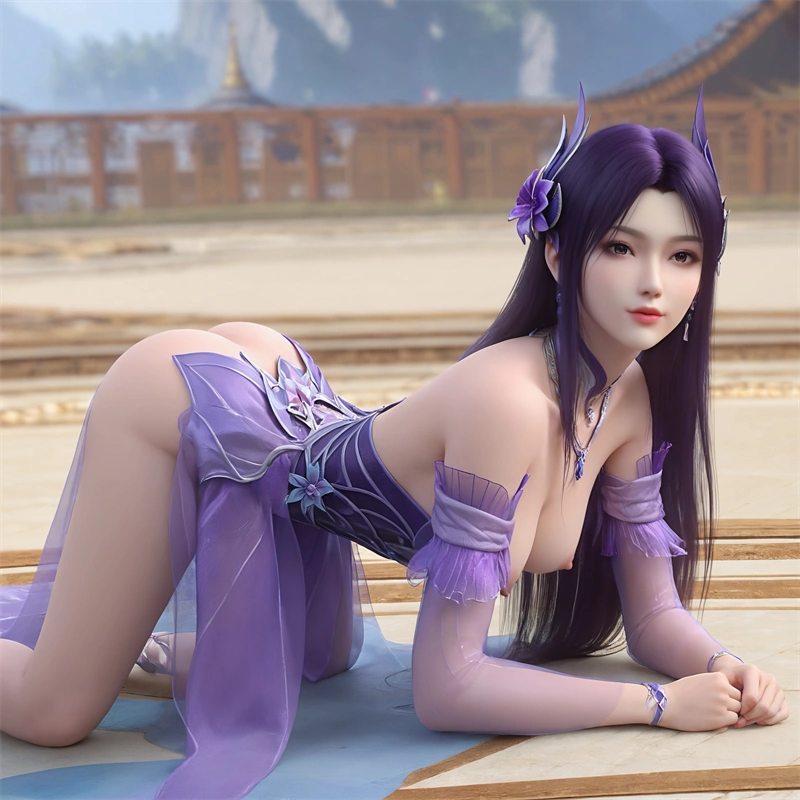 图片[4]-[第963期] [斗破苍穹] [小医仙 · 系列] 紫发翘臀 [177P]-晚漫-共享AI国漫精致绘画AI高清视频