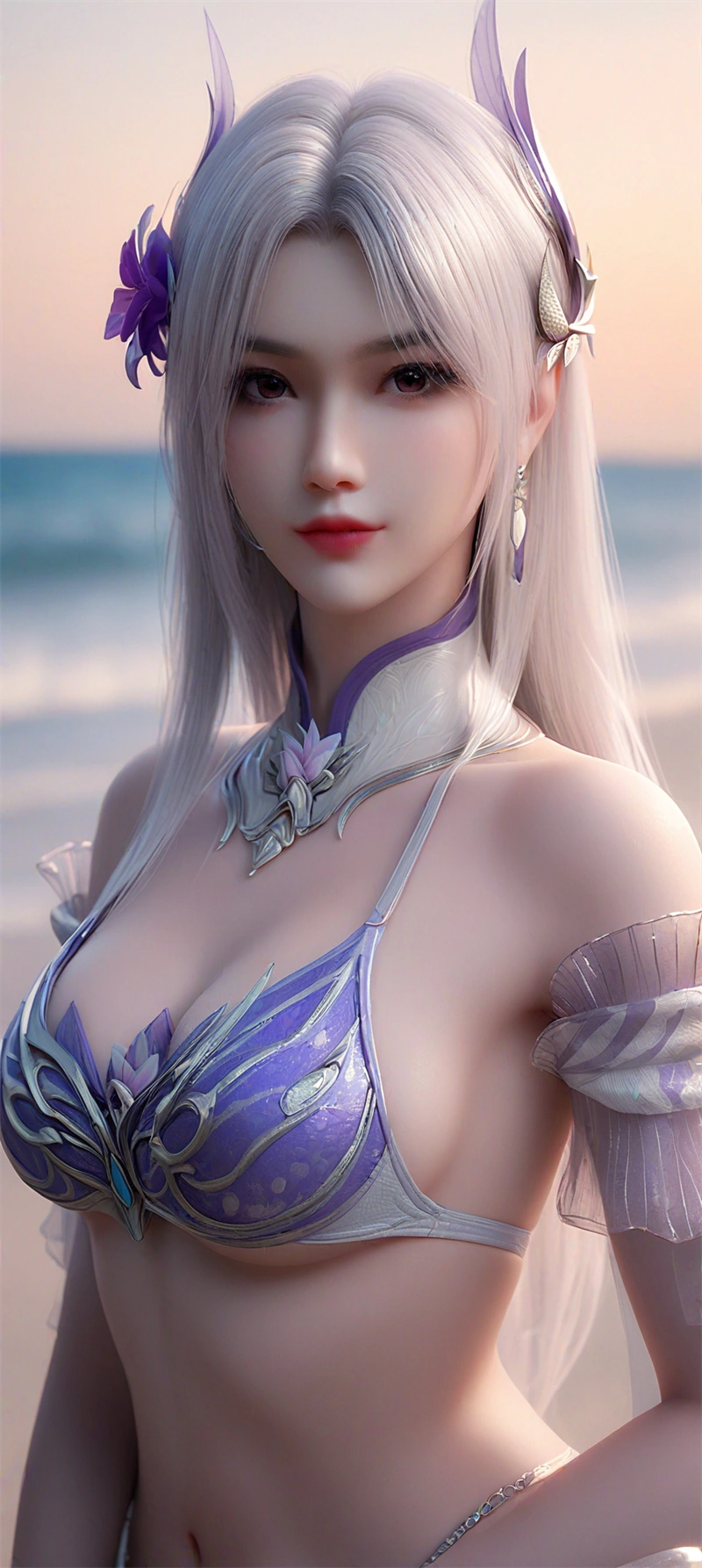 图片[2]-[第878期] [斗破苍穹] [小医仙 · 系列] 沙滩比基尼 [166P]-晚漫-共享AI国漫精致绘画AI高清视频