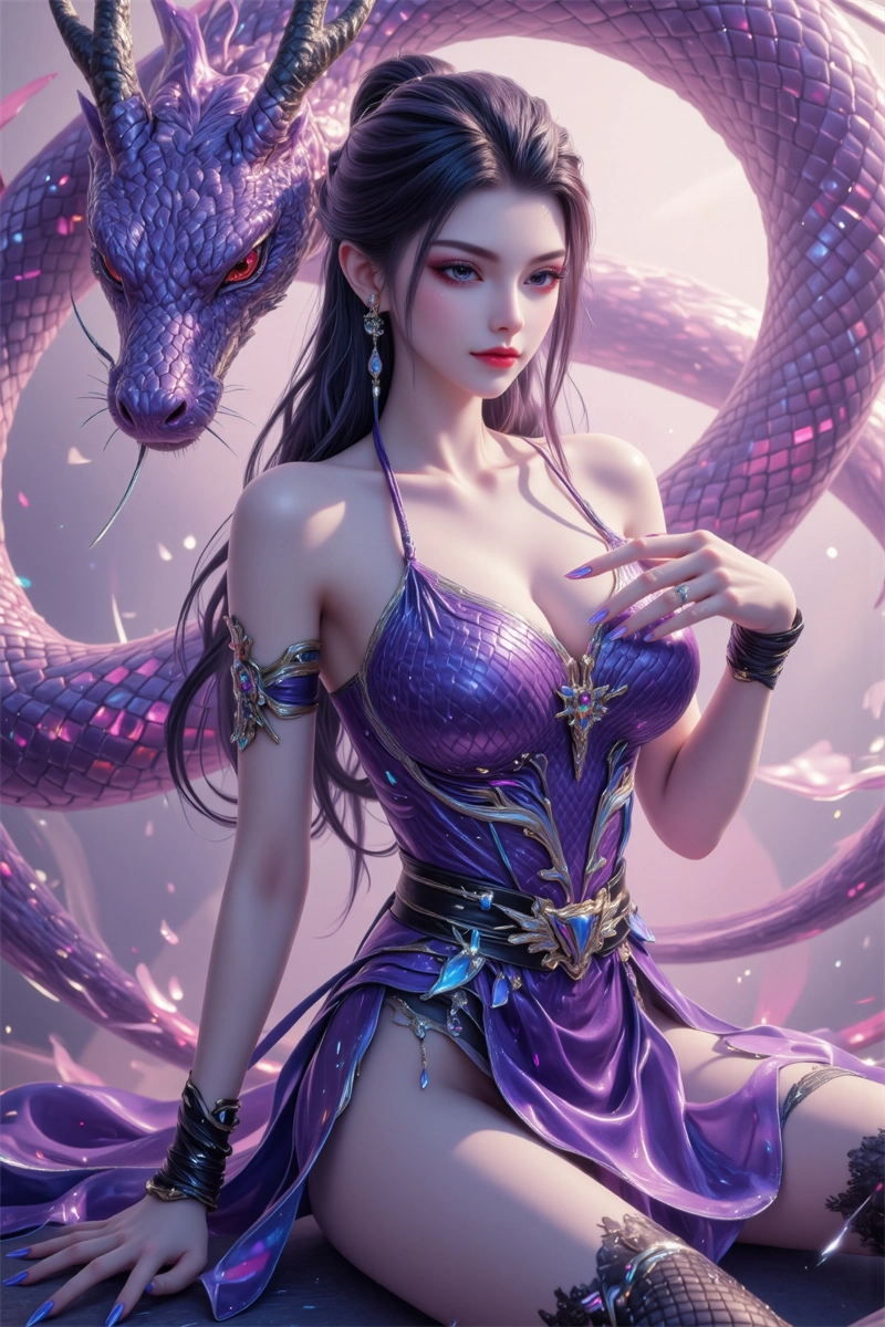 图片[4]-[第855期] [哪吒闹海] [敖闰 · 系列] 写真 [150P]-晚漫-共享AI国漫精致绘画AI高清视频