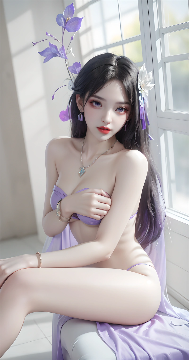 [第1145期] [百炼成神] [云落 · 系列]  肤白貌美黑丝大长腿 [78P]-晚漫-共享AI国漫精致绘画AI高清视频