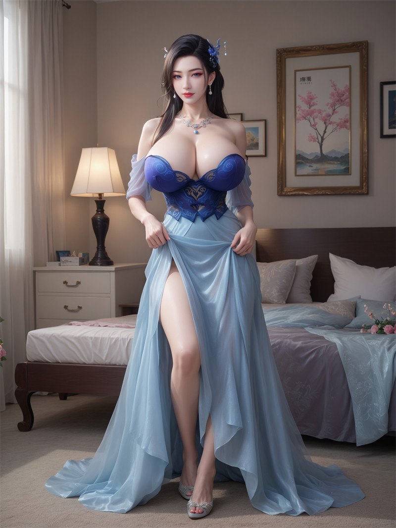 图片[1]-[第880期] [天行九歌] [潮女妖 · 系列] 晚会礼服涩涩 [68P]-晚漫-共享AI国漫精致绘画AI高清视频