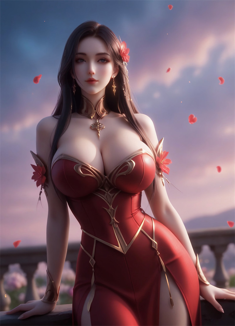 图片[1]-[第976期] [倩女幽魂] [阿初 · 系列] 红衣巨乳 [103P]-晚漫-共享AI国漫精致绘画AI高清视频