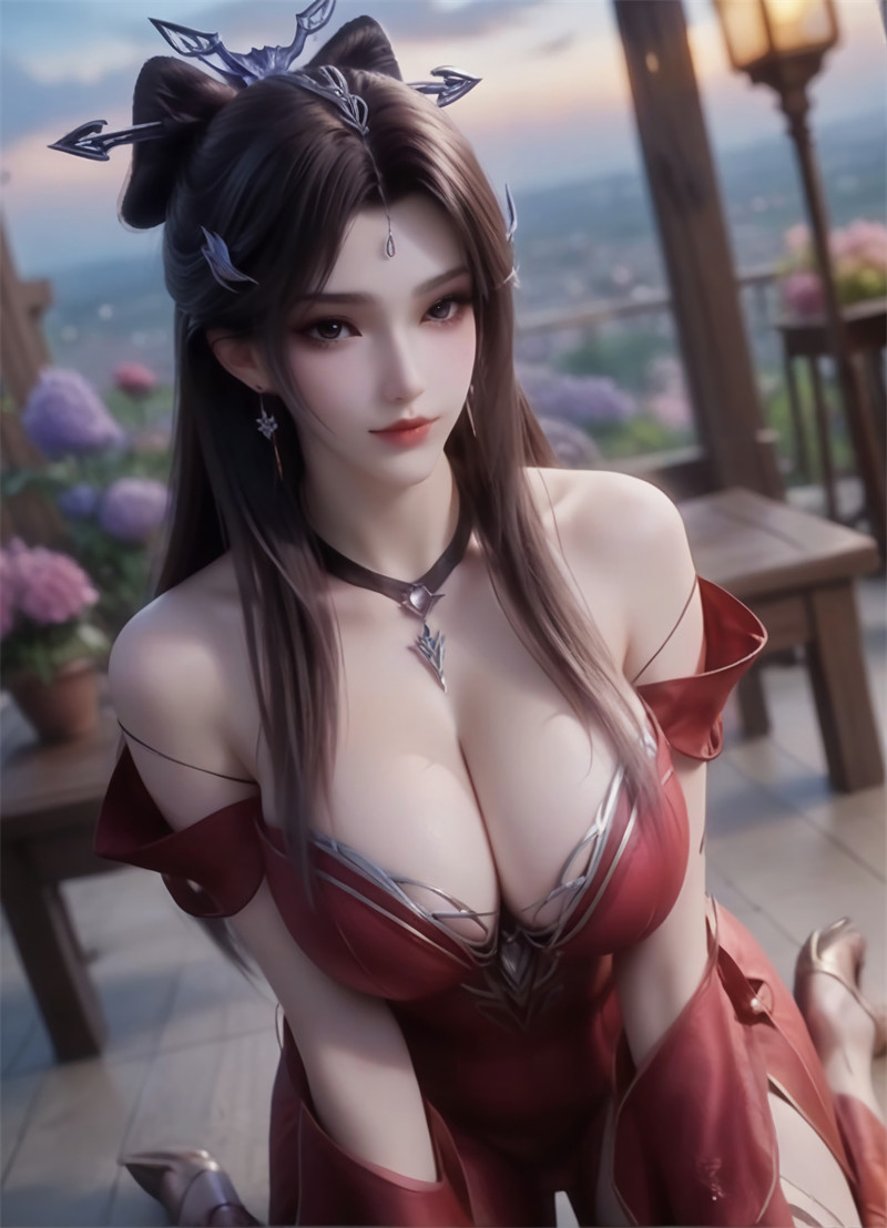 图片[3]-[第990期] [斗破苍穹] [萧媚 · 系列] 红衣制服巨乳 [101P]-晚漫-共享AI国漫精致绘画AI高清视频