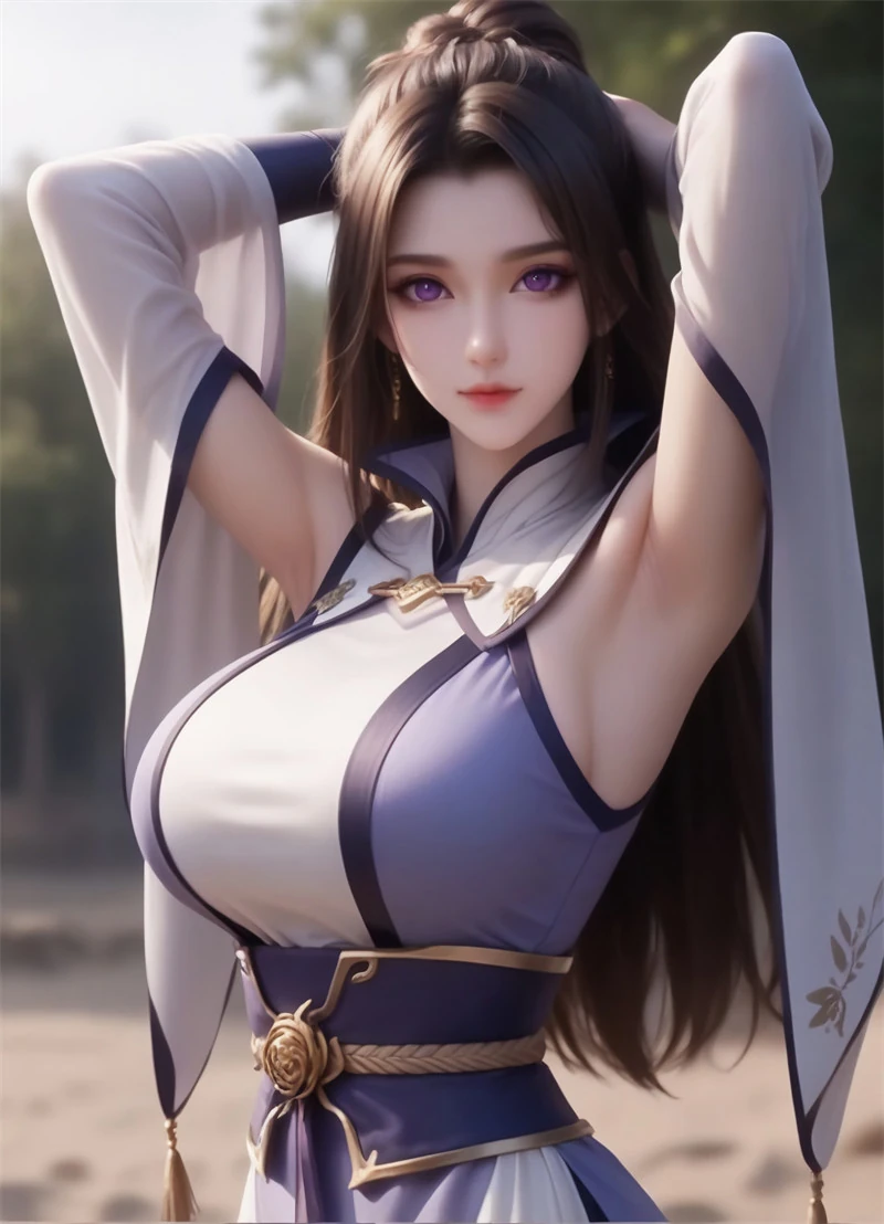 [第1406期-一念永恒-周星琪] 巨大白丝-晚漫-共享AI国漫精致绘画AI高清视频