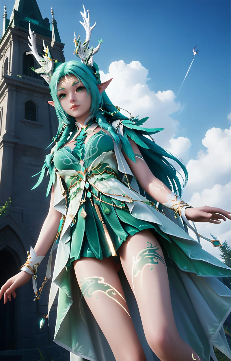 [第1329期-神印王座-夜小泪] 涩涩-晚漫-共享AI国漫精致绘画AI高清视频