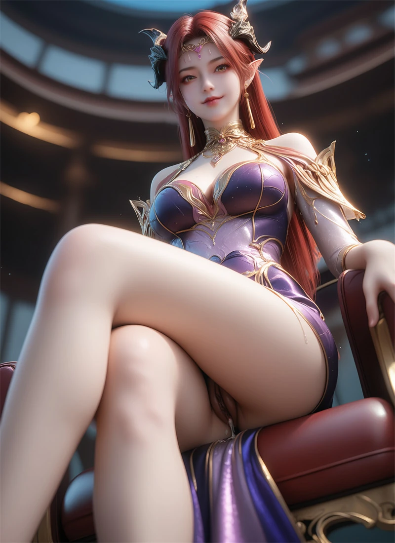 图片[3]-[第1376期-斗破苍穹-凤清儿] 大长腿黑黑-晚漫-共享AI国漫精致绘画AI高清视频