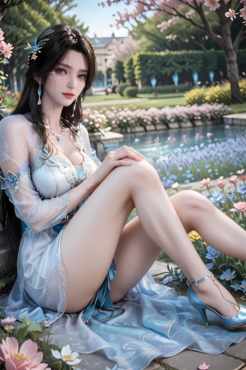 图片[2]-[第1419期-遮天-安妙依] 泳池花贴-晚漫-共享AI国漫精致绘画AI高清视频