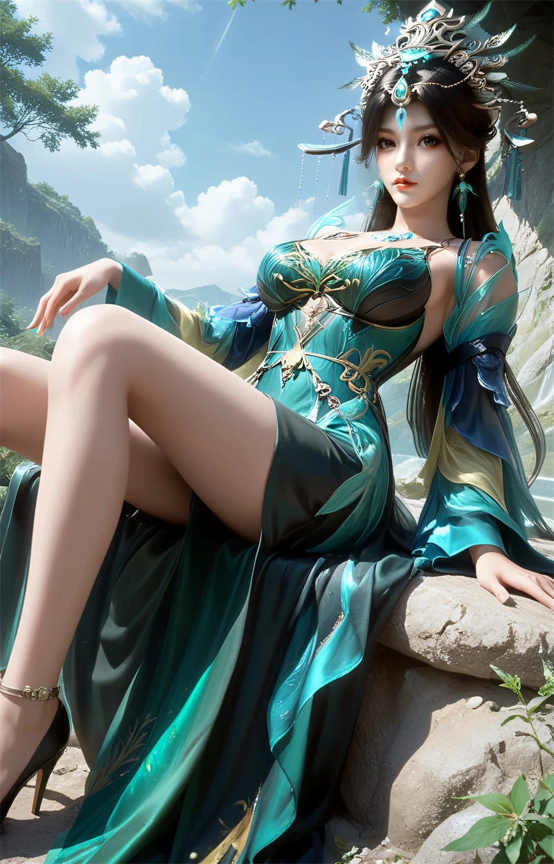 [第1315期-云深不知梦-燕倾霏] 涩涩-晚漫-共享AI国漫精致绘画AI高清视频