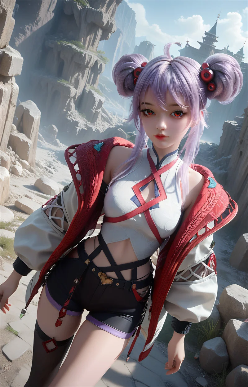 [第1375期-克金玩家-炙珠] 丝袜萝莉-晚漫-共享AI国漫精致绘画AI高清视频