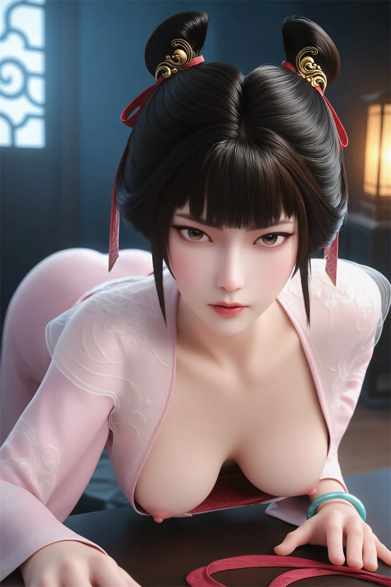 [第1386期-剑来-稚圭] 雪白-晚漫-共享AI国漫精致绘画AI高清视频