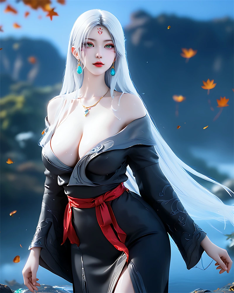 [第1305期] [诛仙-小白] 巨乳戏水剧情 [141P]-晚漫-共享AI国漫精致绘画AI高清视频