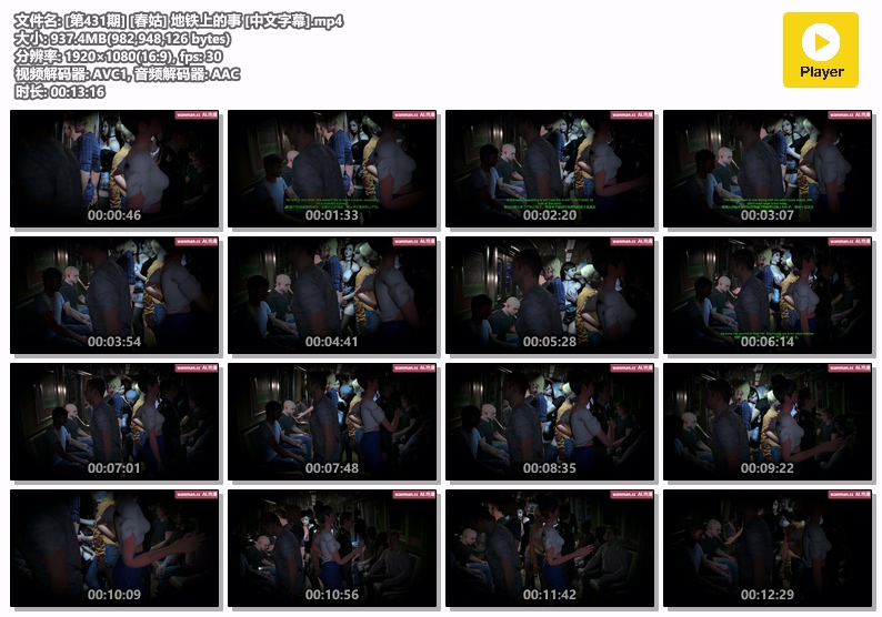 图片[1]-[431] VAM-春姑-地铁上的事 [中文字幕]-晚漫-共享AI国漫精致绘画AI高清视频