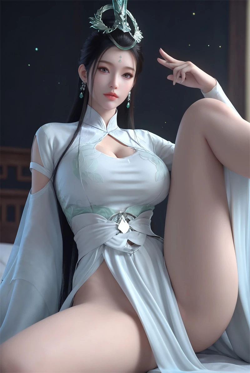 图片[2]-[第1452期-神国之上-陆嫁嫁] 长袍情趣巨大-晚漫-共享AI国漫精致绘画AI高清视频