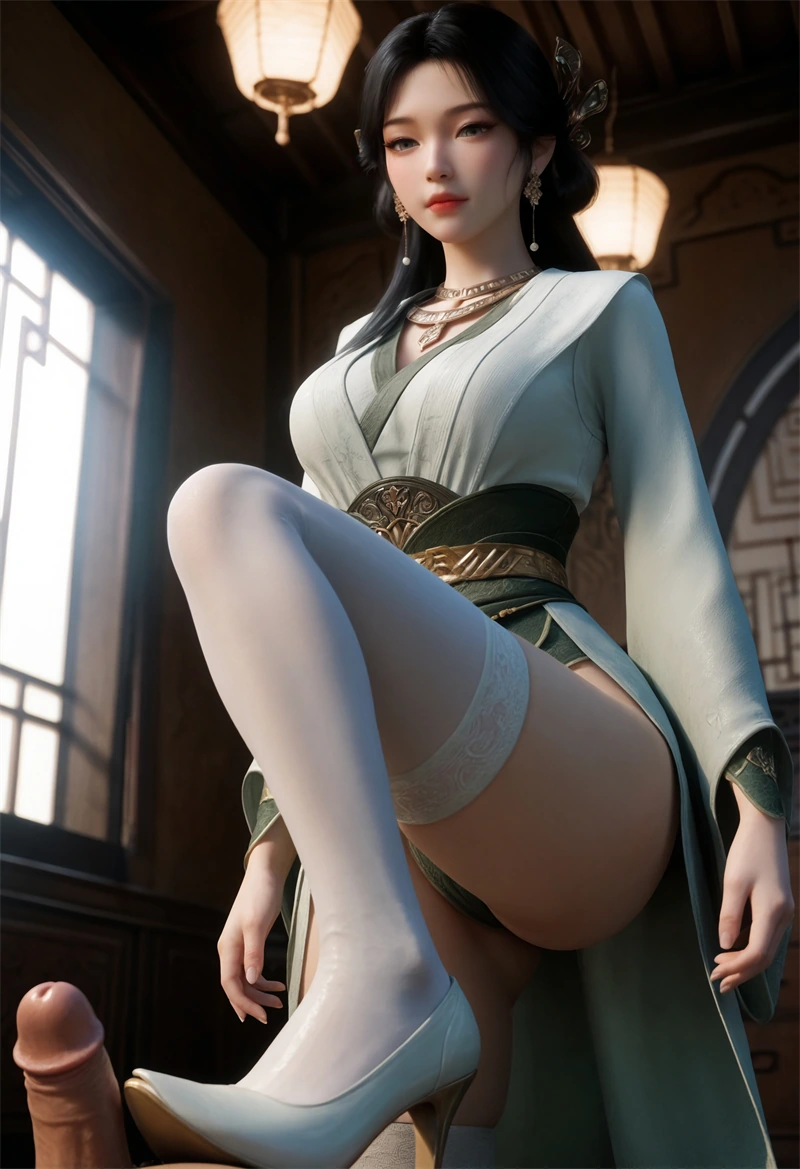 [1707]精致AI绘画-凡人修仙传-梅凝-丝袜丁字-晚漫-共享AI国漫精致绘画AI高清视频