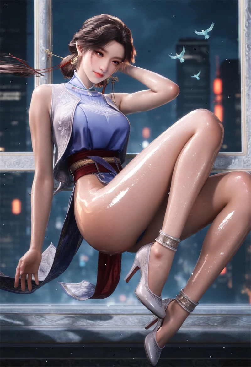 图片[3]-[1596]精致AI绘画-牧神记-锦娘-捆绑调教-晚漫-共享AI国漫精致绘画AI高清视频