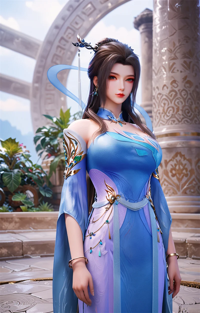 图片[2]-[1745]精致AI绘画-逆天至尊-南宫玉沁-巨乳圆臀-晚漫-共享AI国漫精致绘画AI高清视频