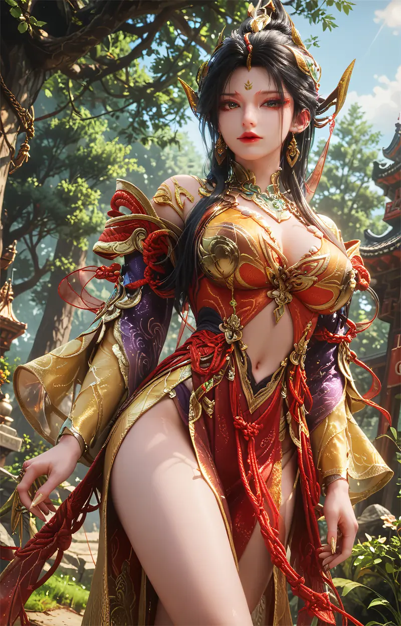 [1773]精致AI绘画-永劫无间-南宫锦-异物巨巨-晚漫-共享AI国漫精致绘画AI高清视频