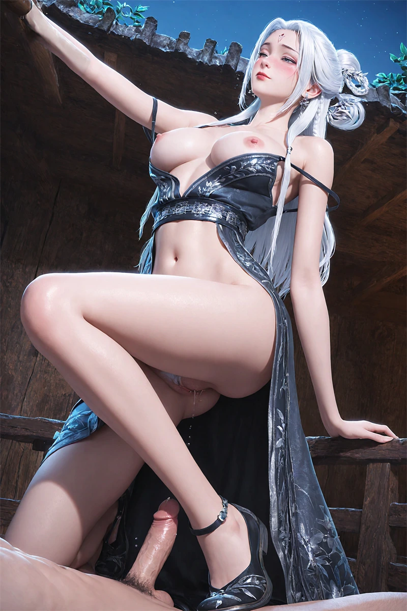 [1574]精致AI绘画-诛仙-小白-银发巨乳-晚漫-共享AI国漫精致绘画AI高清视频