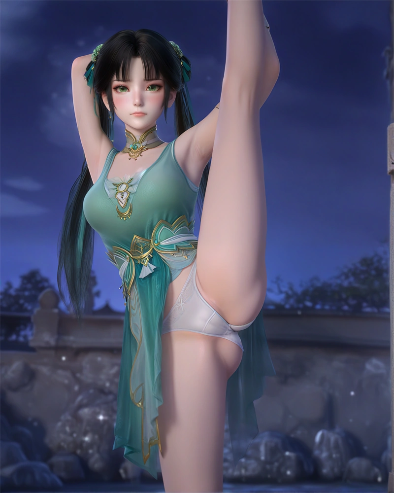 [1755]精致AI绘画-诛仙-碧瑶-调教萝莉-晚漫-共享AI国漫精致绘画AI高清视频