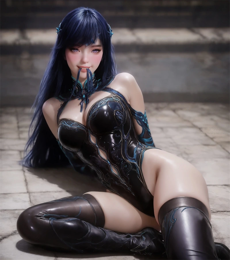 [1531]精致AI绘画-斗罗大陆-唐雅-皮衣翘臀-晚漫-共享AI国漫精致绘画AI高清视频