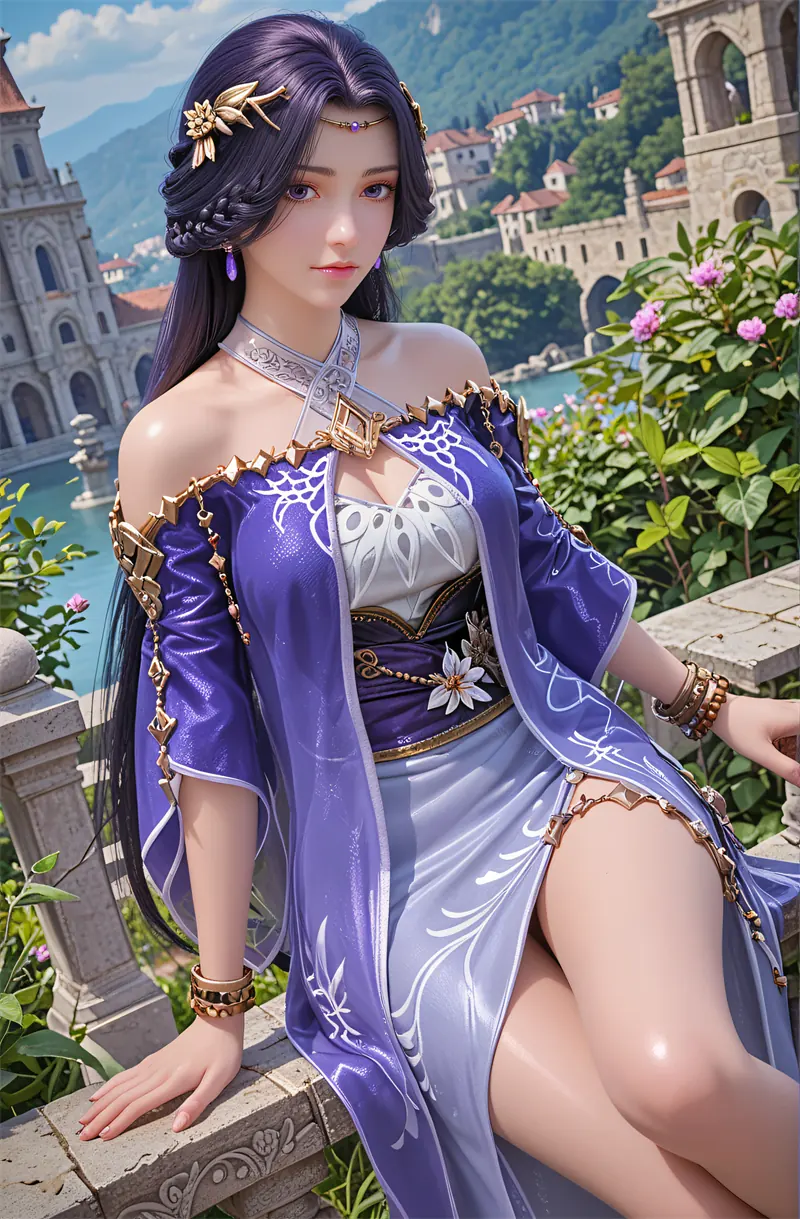 [1760]精致AI绘画-完美世界-云曦-爆爆翘臀-晚漫-共享AI国漫精致绘画AI高清视频