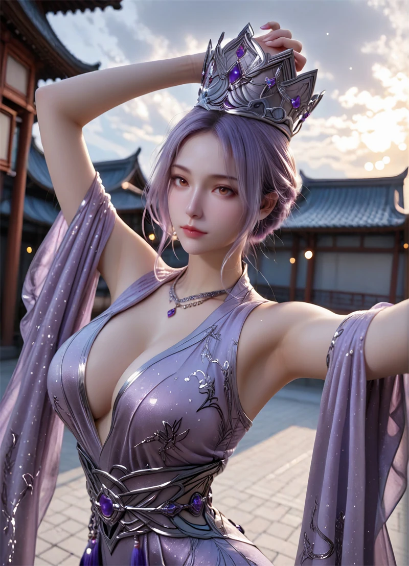 图片[3]-[1761]精致AI绘画-斗罗大陆-比比东-巨大古风-晚漫-共享AI国漫精致绘画AI高清视频