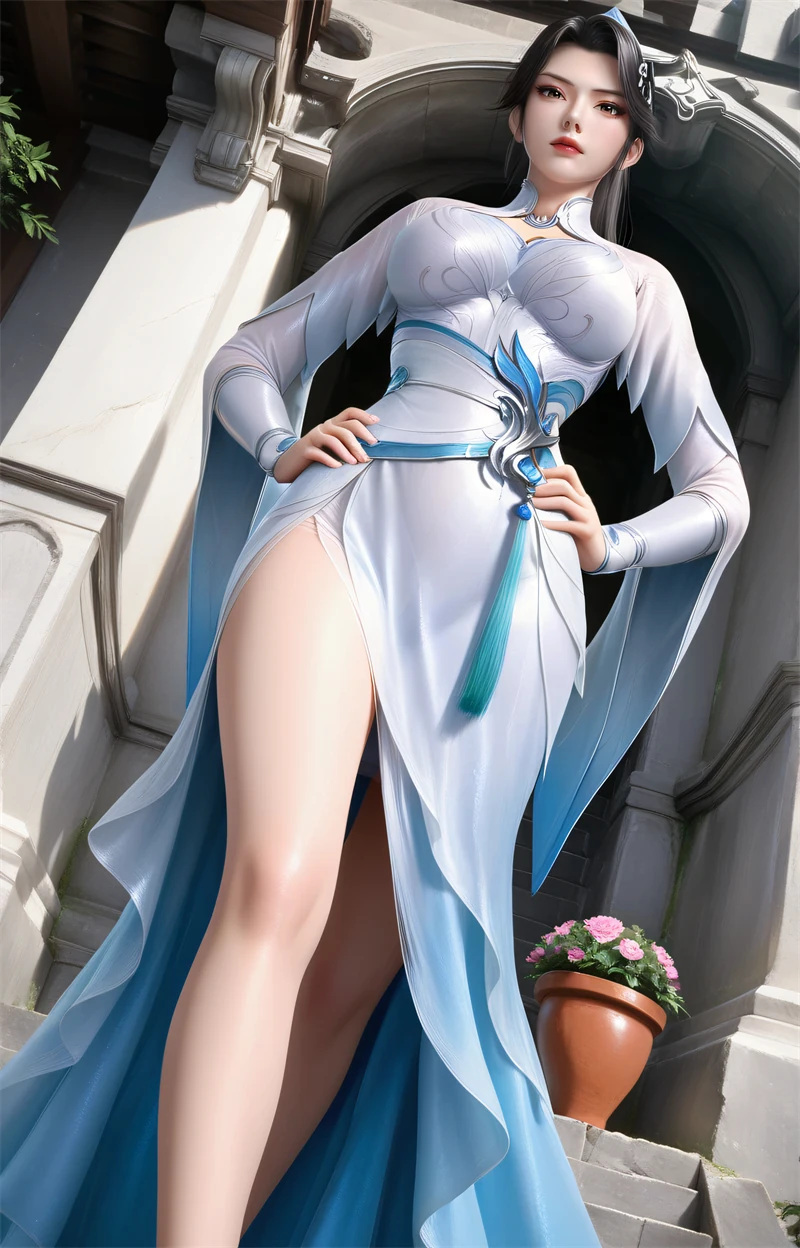 图片[2]-[1723]精致AI绘画-斗破苍穹-青仙子-巨乳涩涩-晚漫-共享AI国漫精致绘画AI高清视频