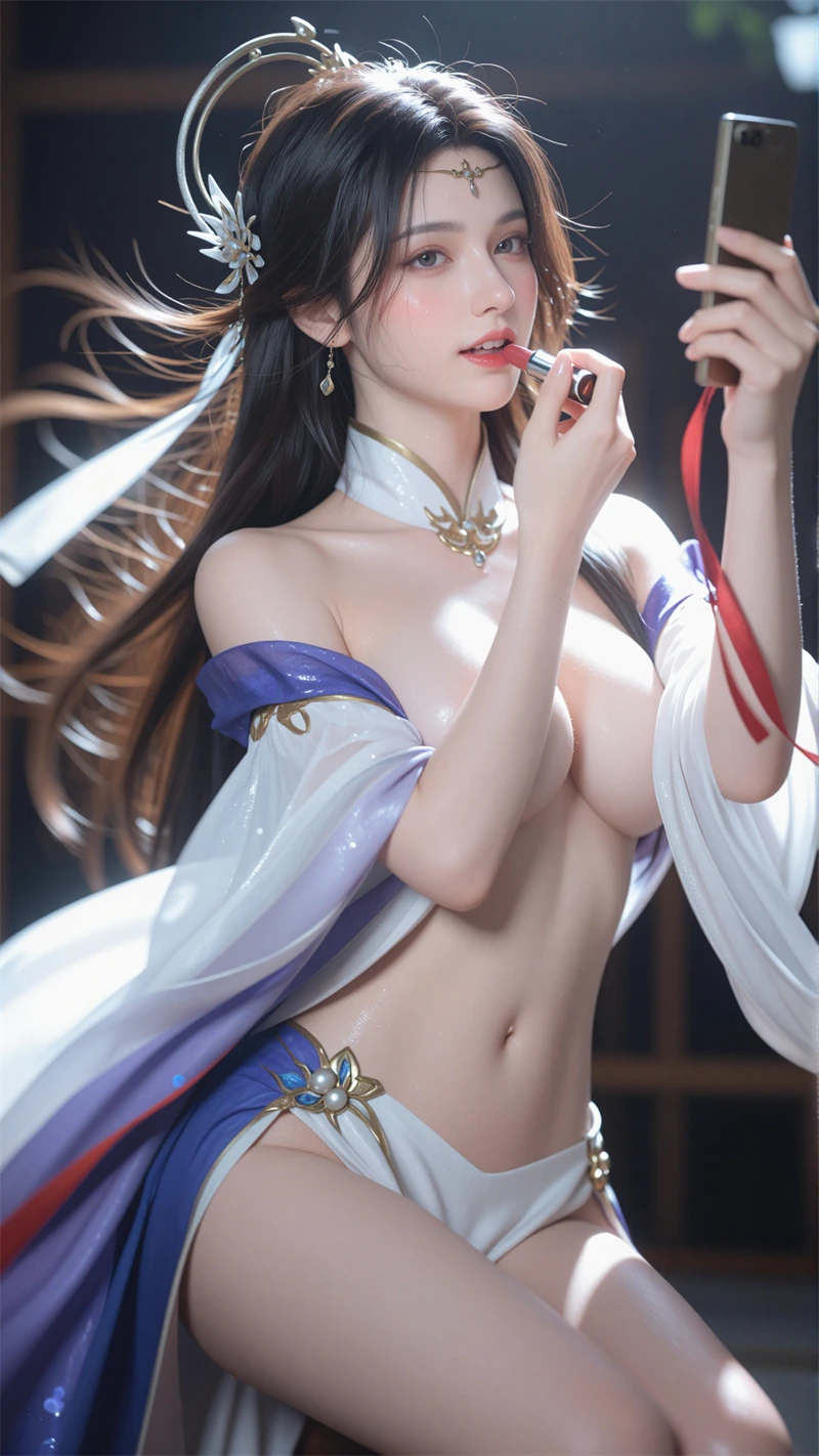 图片[2]-[1661]精致AI绘画-斗破苍穹-玄衣-黑丝情趣古装-晚漫-共享AI国漫精致绘画AI高清视频