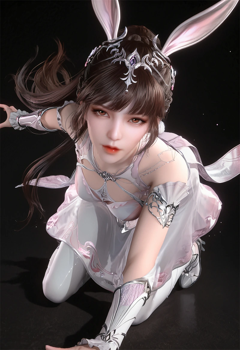 图片[2]-[1582]精致AI绘画-斗罗大陆-小舞-兔耳朵-晚漫-共享AI国漫精致绘画AI高清视频