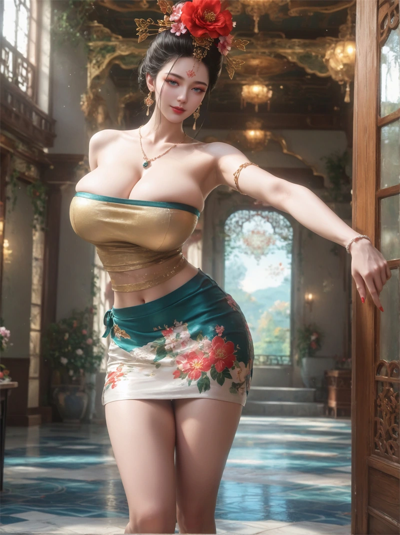 [1630]精致AI绘画-烟云十六声-醉花阴-婀娜多姿-晚漫-共享AI国漫精致绘画AI高清视频