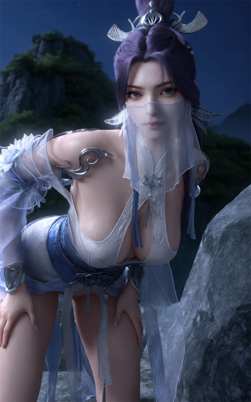 [1706]精致AI绘画-武动乾坤-绫清竹-蒙面巨大-晚漫-共享AI国漫精致绘画AI高清视频