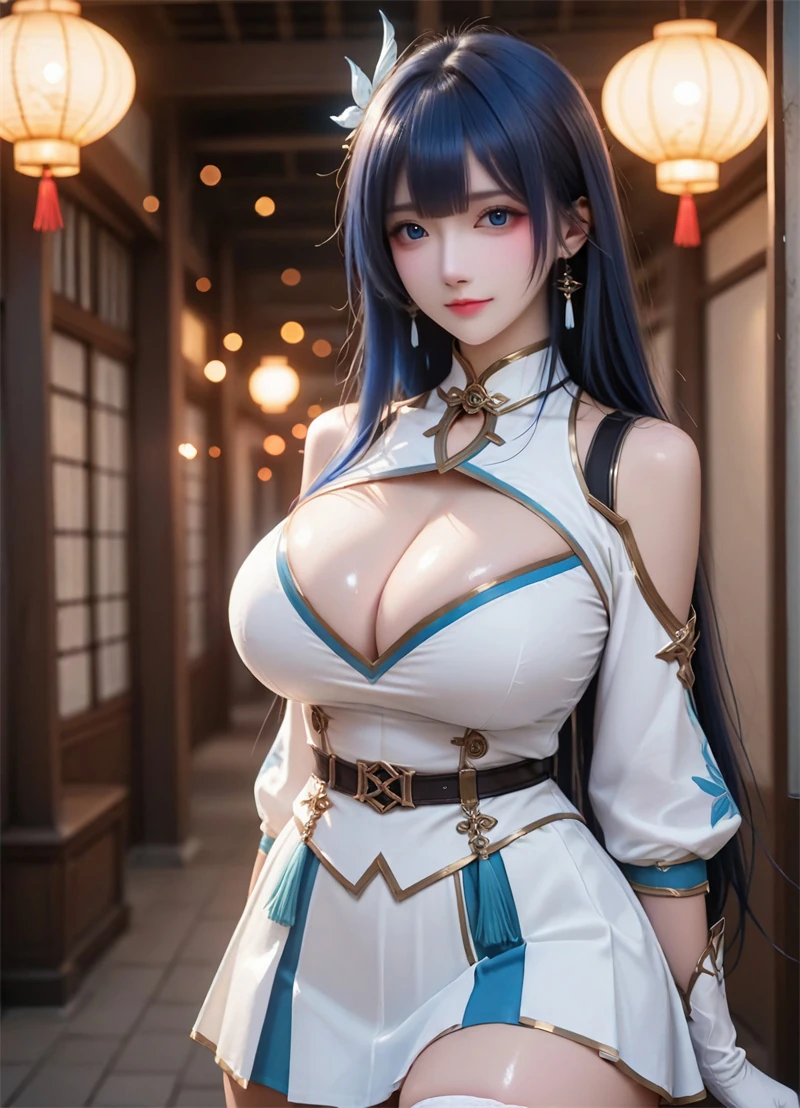 [1932]精致AI绘画-万相之王-吕清儿-制服巨乳-晚漫-共享AI国漫精致绘画AI高清视频