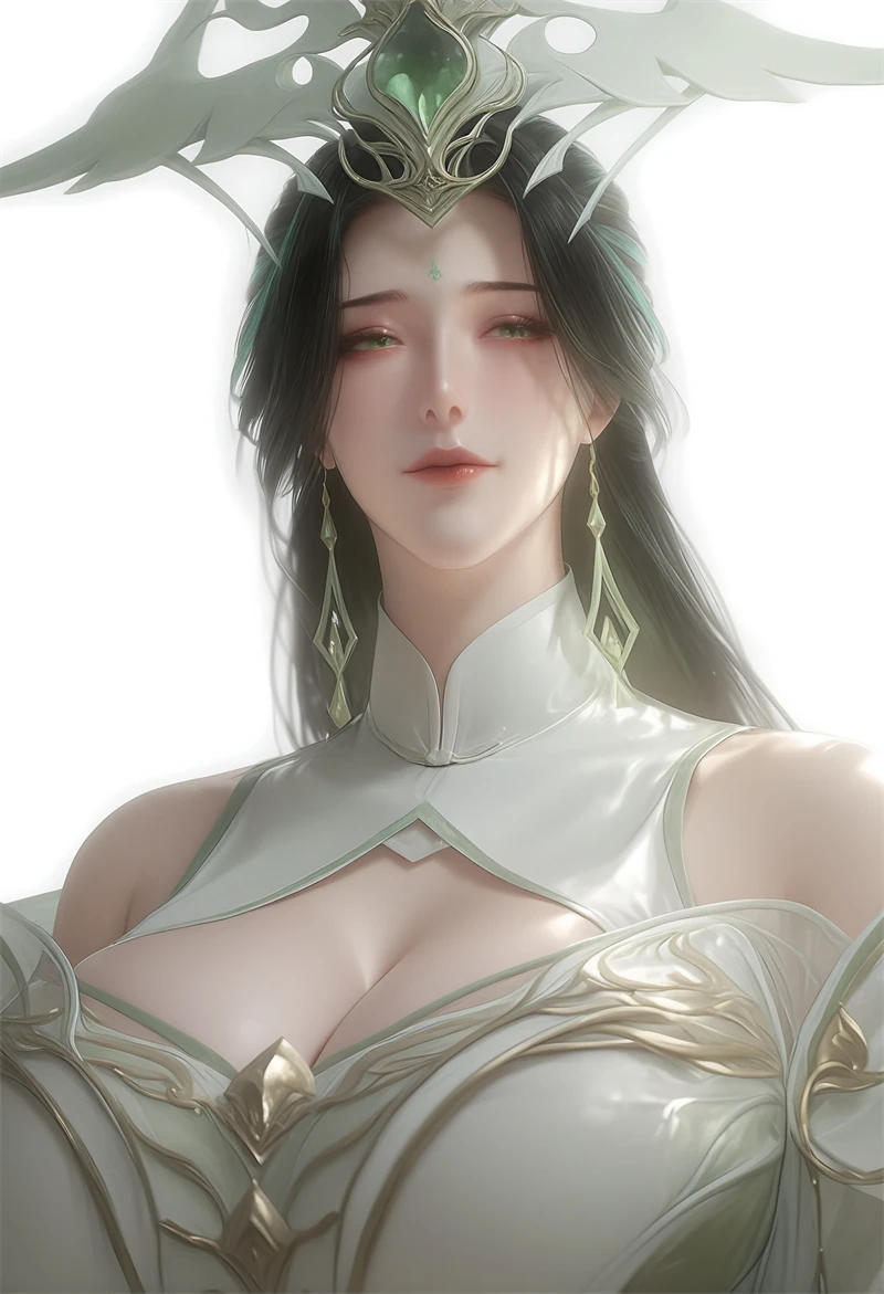 [100话-古风美女之柳神]-晚漫-共享AI国漫精致绘画AI高清视频