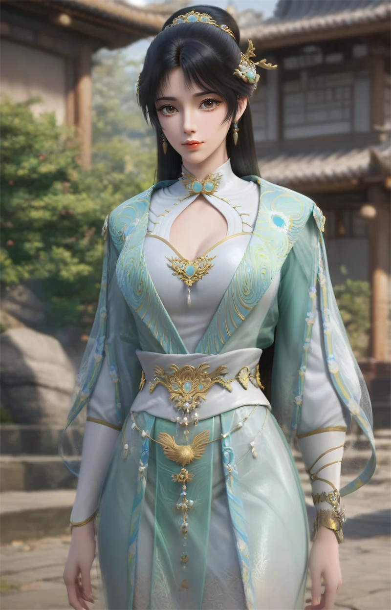 图片[2]-[1907]精致AI绘画-九阳武神-苏青洛-婀娜多姿-晚漫-共享AI国漫精致绘画AI高清视频