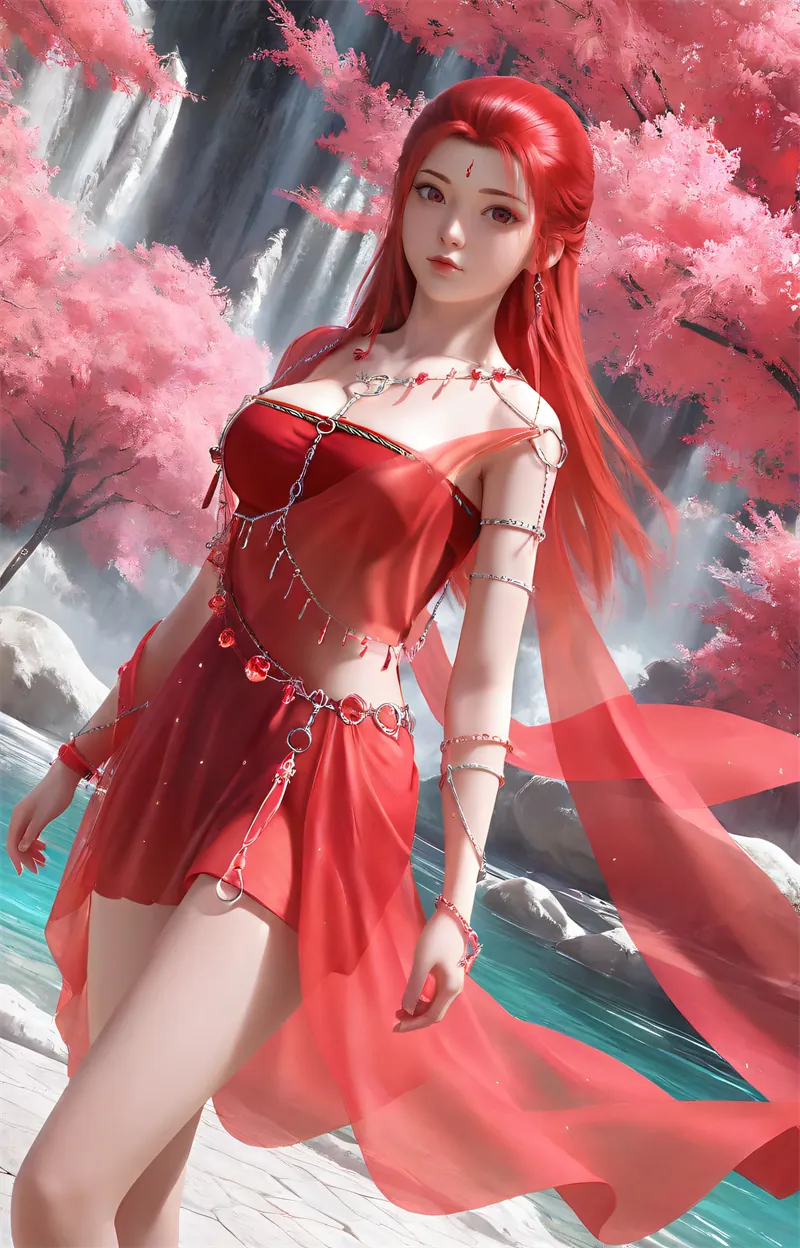 图片[2]-[1953]精致AI绘画-凡人修仙传-周媛- 红色调教-晚漫-共享AI国漫精致绘画AI高清视频