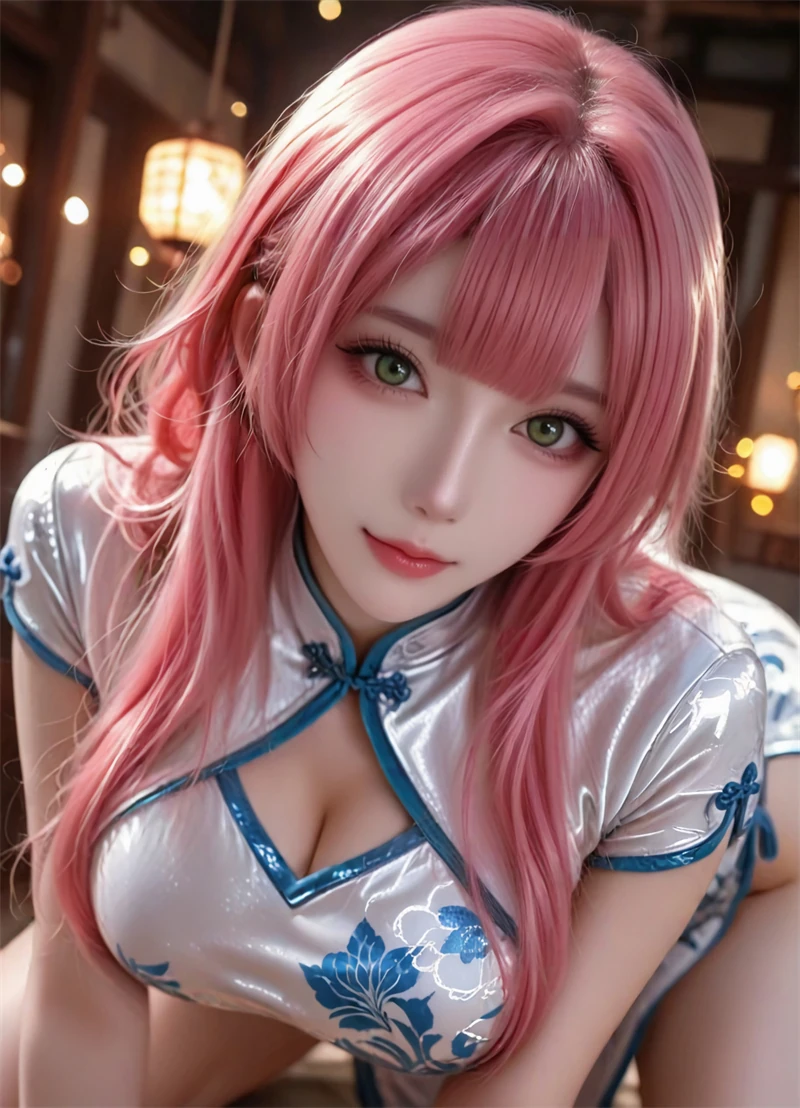 图片[2]-[1879]精致AI绘画-方琼-巨大旗袍-晚漫-共享AI国漫精致绘画AI高清视频