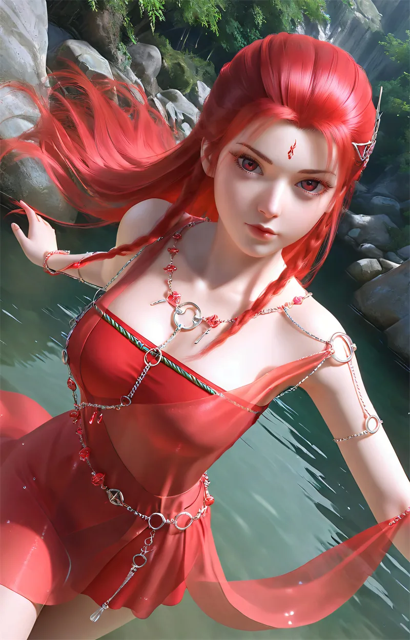 图片[3]-[1953]精致AI绘画-凡人修仙传-周媛- 红色调教-晚漫-共享AI国漫精致绘画AI高清视频