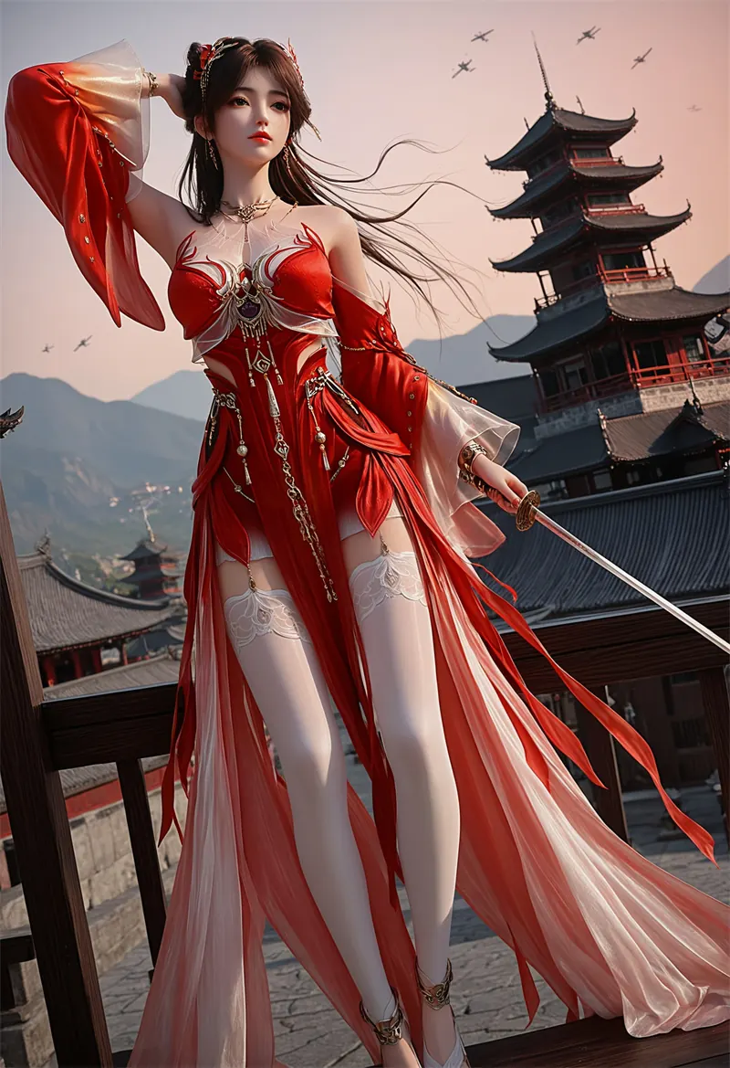 [1957]精致AI绘画-完美世界-火灵儿-巨乳丝袜调教-晚漫-共享AI国漫精致绘画AI高清视频