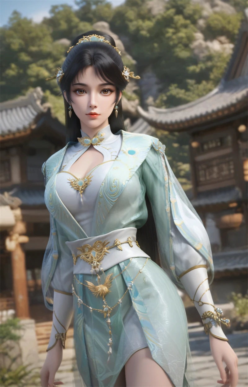 [1907]精致AI绘画-九阳武神-苏青洛-婀娜多姿-晚漫-共享AI国漫精致绘画AI高清视频