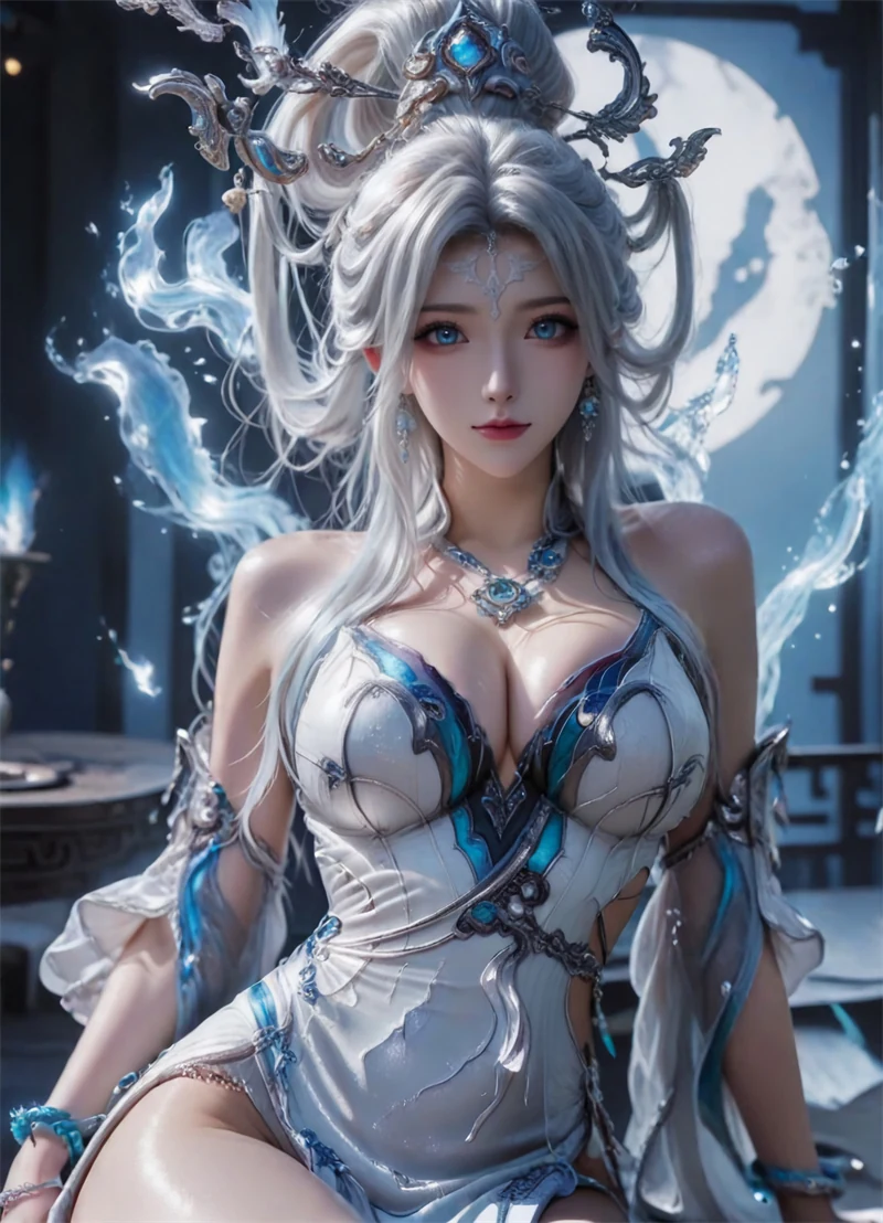 图片[2]-[1899]精致AI绘画-王者荣耀-女娲-翘臀巨大-晚漫-共享AI国漫精致绘画AI高清视频