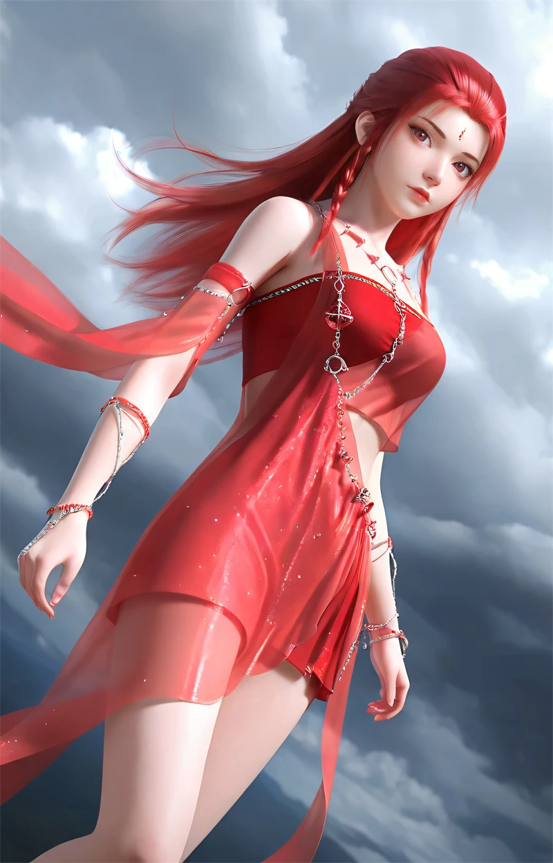 [1953]精致AI绘画-凡人修仙传-周媛- 红色调教-晚漫-共享AI国漫精致绘画AI高清视频