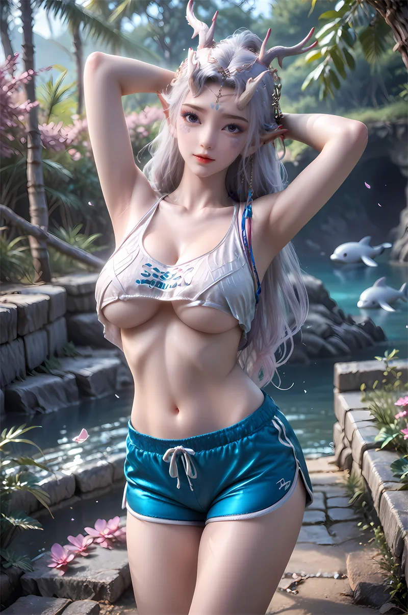 图片[2]-[1891]精致AI绘画-百炼成神-封念云-短裤翘臀-晚漫-共享AI国漫精致绘画AI高清视频